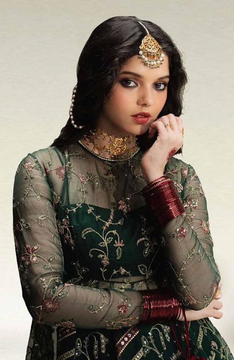 Zara_Shahjahan - Zara Shahjahan Wedding Collection'25 Embroidered Organza Suits Unstitched 3 Piece - Wedding Collection - aubranz.com