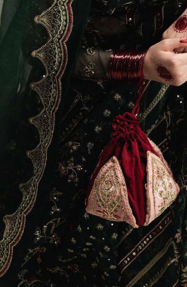 Zara_Shahjahan - Zara Shahjahan Wedding Collection'25 Embroidered Organza Suits Unstitched 3 Piece - Wedding Collection - aubranz.com