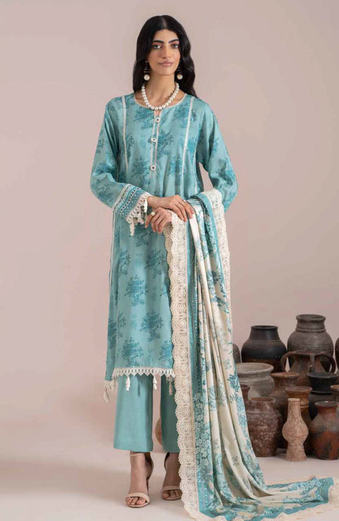 Mausummery - Mausummery Printed Linen'25 Unstitched 3 Piece - Winter Collection - aubranz.com