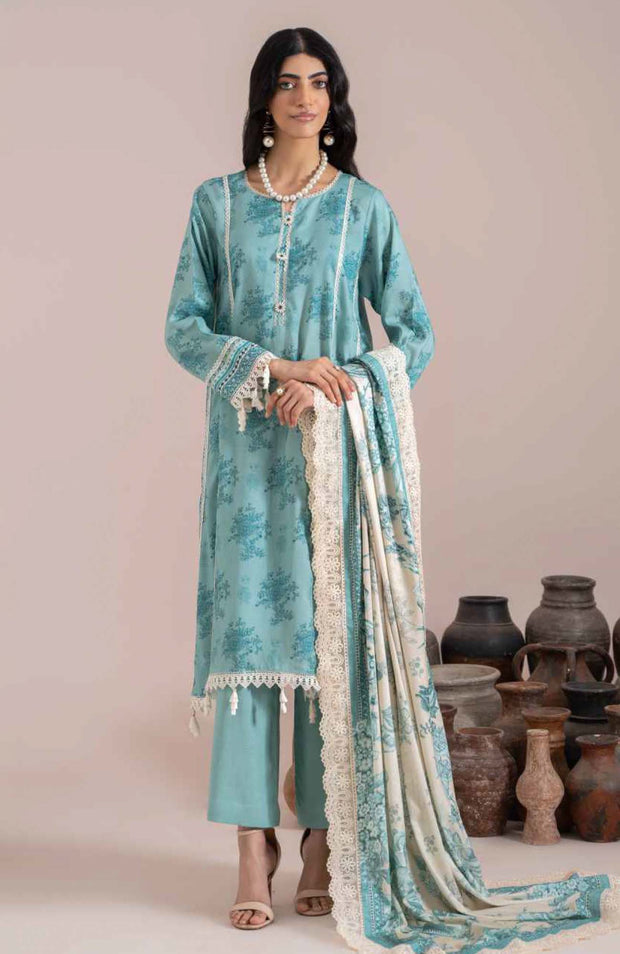 Mausummery - Mausummery Printed Linen'25 Unstitched 3 Piece - Winter Collection - aubranz.com