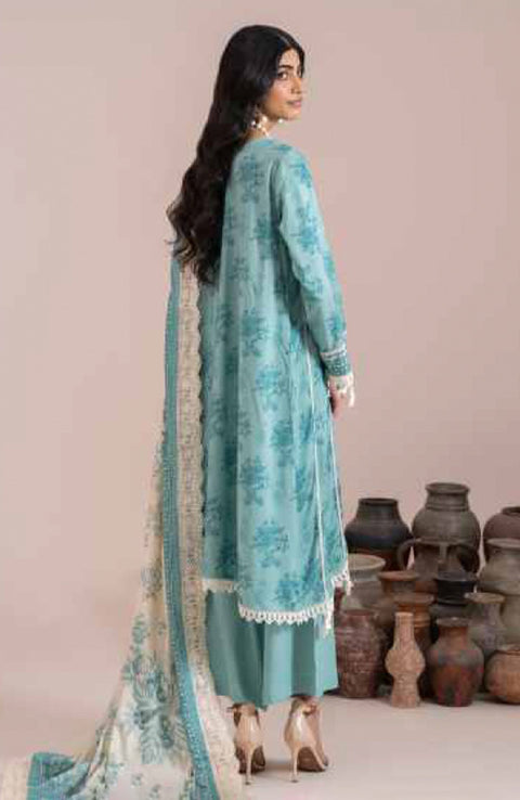 Mausummery - Mausummery Printed Linen'25 Unstitched 3 Piece - Winter Collection - aubranz.com