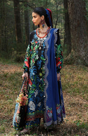 Zaha - Neelum Lawn'25 by Zaha Embroidered Suit Unstitched 3 piece - Summer Collection - aubranz.com