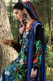 Zaha - Neelum Lawn'25 by Zaha Embroidered Suit Unstitched 3 piece - Summer Collection - aubranz.com