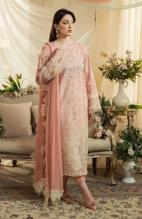 Aneela_Rizwan - Aneela Rizwan Yaqeen Luxury Lawn Collection'25 Embroidered Lawn Suits Unstitched 3 Piece - Summer Collection  - aubranz.com