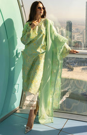 SKU#RR7 CARNATION LAWN'25 BY RANG RASIYA EMBROIDERED SUITS UNSTITCHED 3 PIECE - SUMMER COLLECTION