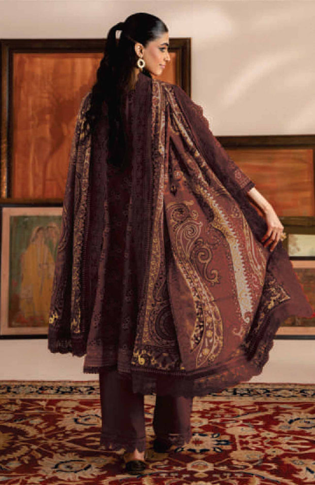 Mausummery - Mausummery Printed Khaddar'25 Unstitched 3 Piece - Winter Collection - aubranz.com