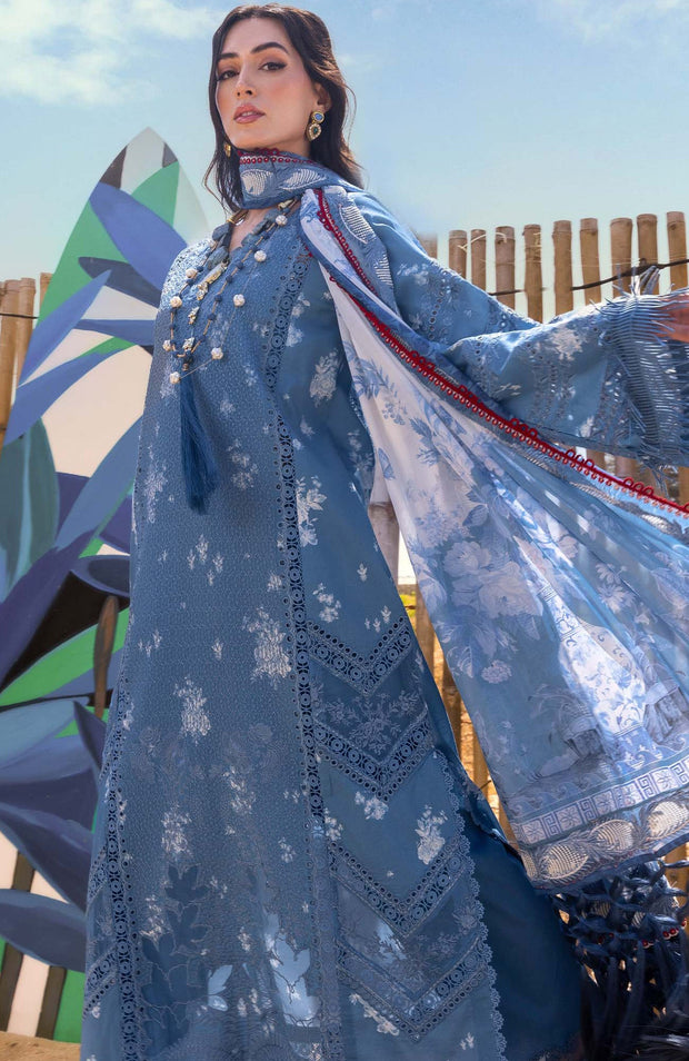 Sairashakira - Saira Shakira Lawn'25 Embroidered Suits Unstitched 3 Piece - Summer Collection - aubranz.com
