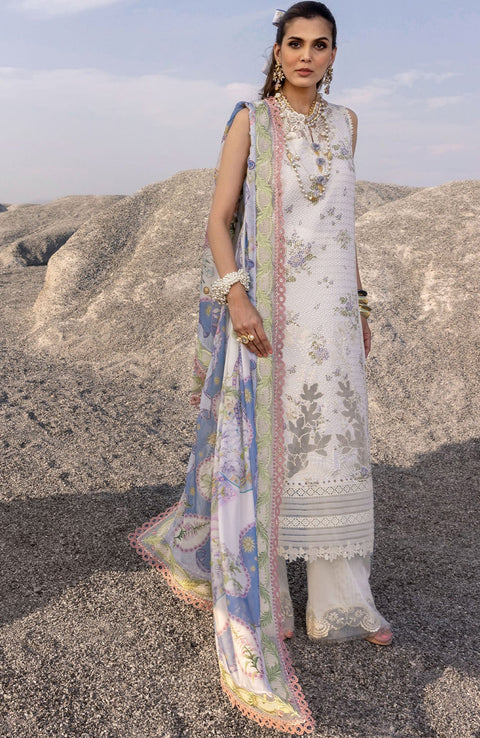 Sairashakira - Saira Shakira Lawn'25 Embroidered Suits Unstitched 3 Piece - Summer Collection - aubranz.com