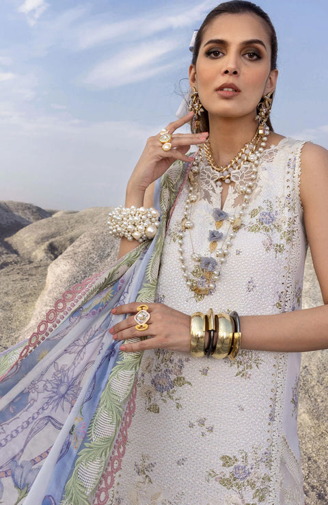 Sairashakira - Saira Shakira Lawn'25 Embroidered Suits Unstitched 3 Piece - Summer Collection - aubranz.com