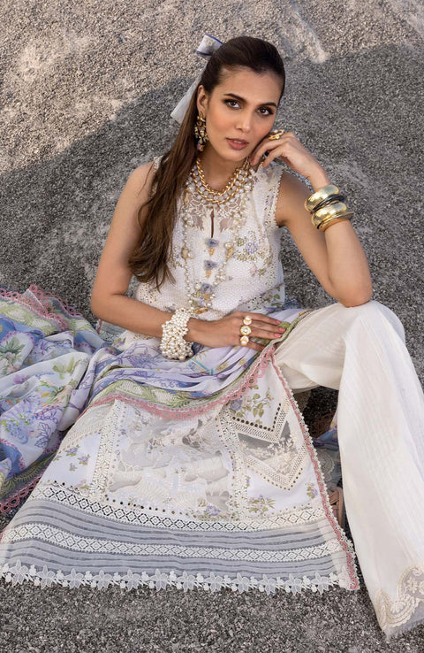 Sairashakira - Saira Shakira Lawn'25 Embroidered Suits Unstitched 3 Piece - Summer Collection - aubranz.com