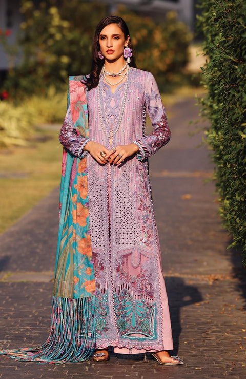 Afrozeh - Afrozeh Luxury Lawn Collection'25 Embroidered Lawn Suits Unstitched 3 Piece - Summer Collection - aubranz.com