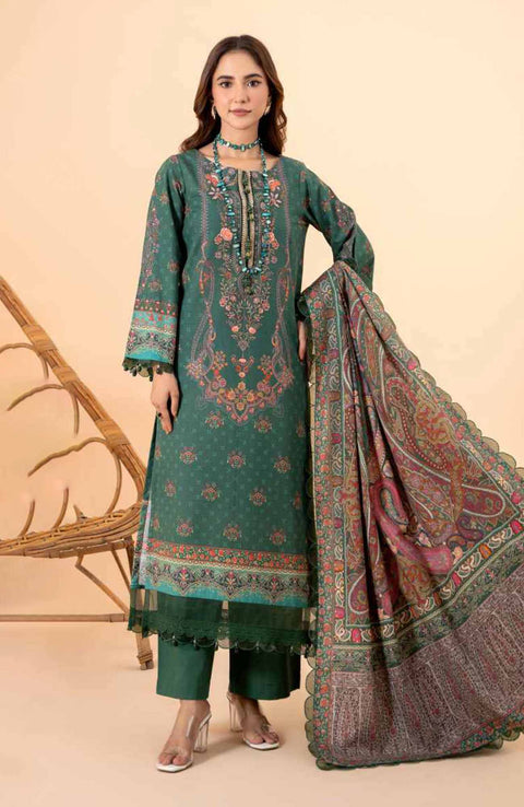 Mausummery - Mausummery Printed Khaddar'25 Unstitched 3 Piece - Winter Collection - aubranz.com