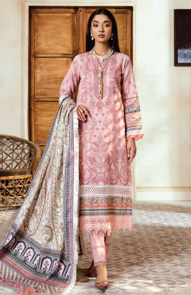 Mausummery - Mausummery Printed Linen'25 Unstitched 3 Piece - Winter Collection - aubranz.com