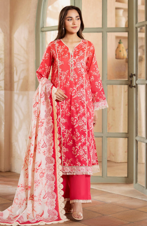 Mausummery - Mausummery Printed Lawn'25 Vol-4 Unstitched 3 Piece - Summer Collection - aubranz.com