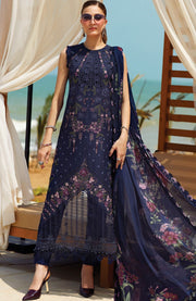 Mariab - Maria.B Luxury Eid'25 Embroidered Lawn Suits Unstitched 3 Piece - Summer Collection - aubranz.com