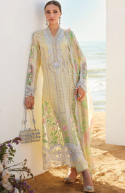 Mariab - Maria.B Luxury Eid'25 Embroidered Lawn Suits Unstitched 3 Piece - Summer Collection - aubranz.com