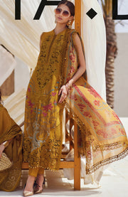 Mariab - Maria.B Luxury Eid'25 Embroidered Lawn Suits Unstitched 3 Piece - Summer Collection - aubranz.com