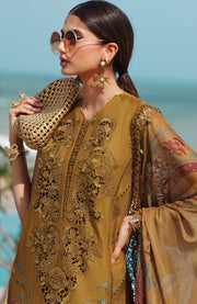 Mariab - Maria.B Luxury Eid'25 Embroidered Lawn Suits Unstitched 3 Piece - Summer Collection - aubranz.com