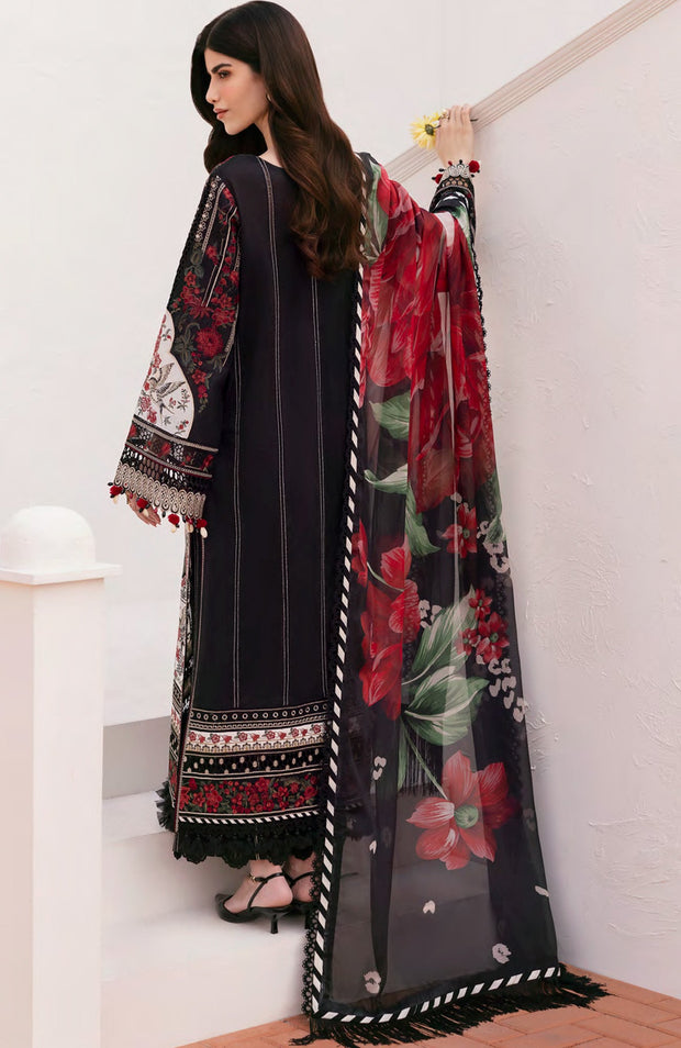 Baroque - Baroque Eid Lawn'25 Embroidered Suits Unstitched 3 Piece - Summer Collection - aubranz.com