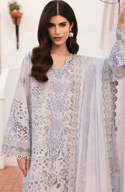 Baroque - Baroque Eid Lawn'25 Embroidered Suits Unstitched 3 Piece - Summer Collection - aubranz.com