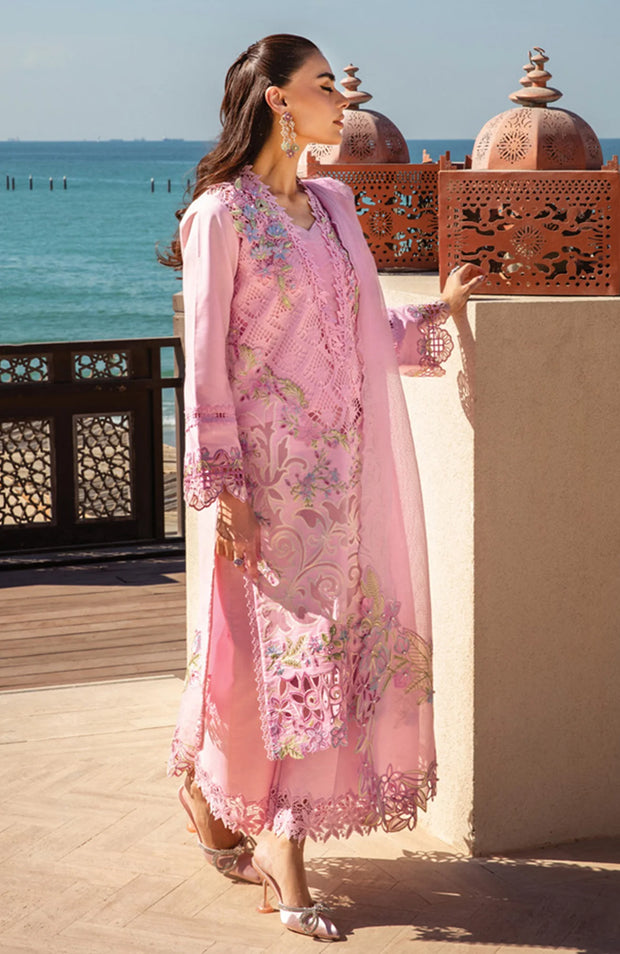 SKU#RR15 RANG RASIYA PREMIUM COLLECTION'25 EMBROIDERED LAWN SUIT UNSTITCHED 3 PIECE - SUMMER COLLECTION