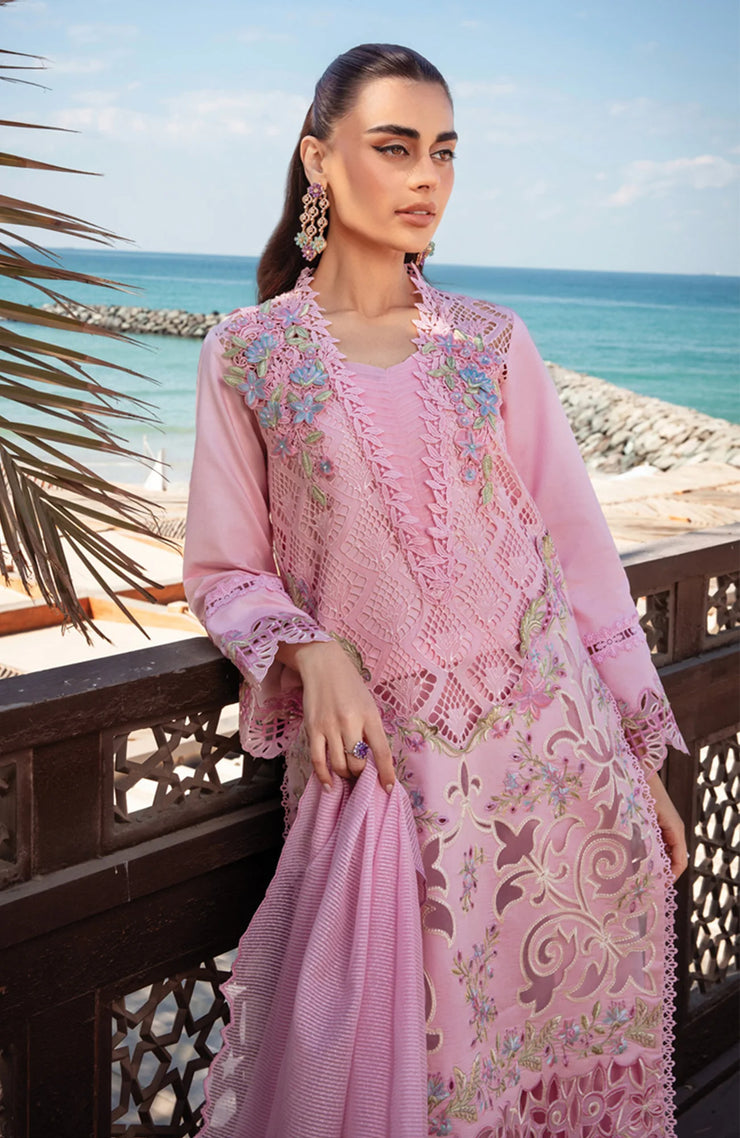 SKU#RR15 RANG RASIYA PREMIUM COLLECTION'25 EMBROIDERED LAWN SUIT UNSTITCHED 3 PIECE - SUMMER COLLECTION
