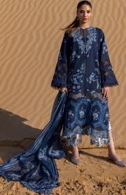 Crimson - Crimson Flow Luxury Lawn'25 Embroidered Suits Unstithced 3 Piece - Summer Collection - aubranz.com