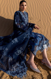 Crimson - Crimson Flow Luxury Lawn'25 Embroidered Suits Unstithced 3 Piece - Summer Collection - aubranz.com