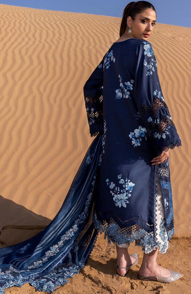 Crimson - Crimson Flow Luxury Lawn'25 Embroidered Suits Unstithced 3 Piece - Summer Collection - aubranz.com