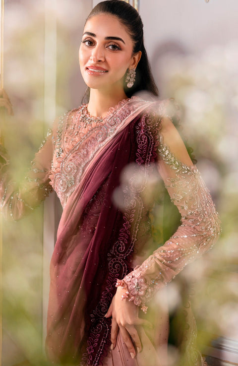 Mariab - Mbroidered Edition'25 By Maria B Embroidered Suits Unstitched 3 Piece - Wedding Collection - aubranz.com
