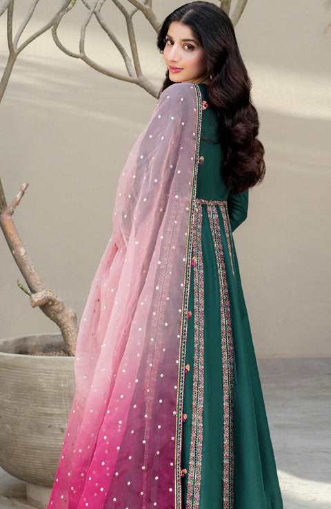 Jazmin - Shahkaar Luxury Eid Lawn'25 By Jazmin Embroidered Suits Unstitched 3 Piece - Summer Collection - aubranz.com