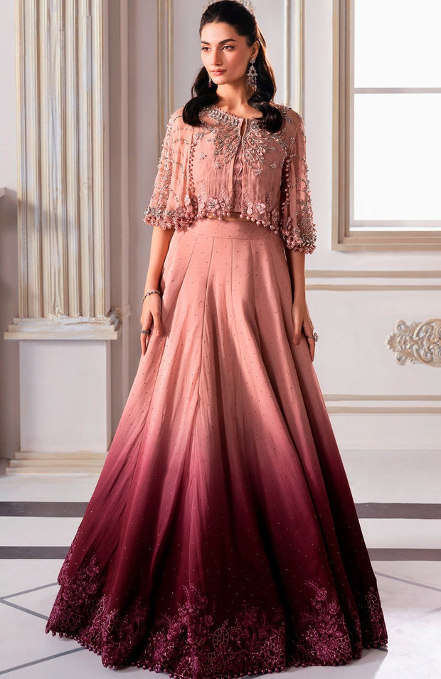 Mariab - Mbroidered Edition'25 By Maria B Embroidered Suits Unstitched 3 Piece - Wedding Collection - aubranz.com
