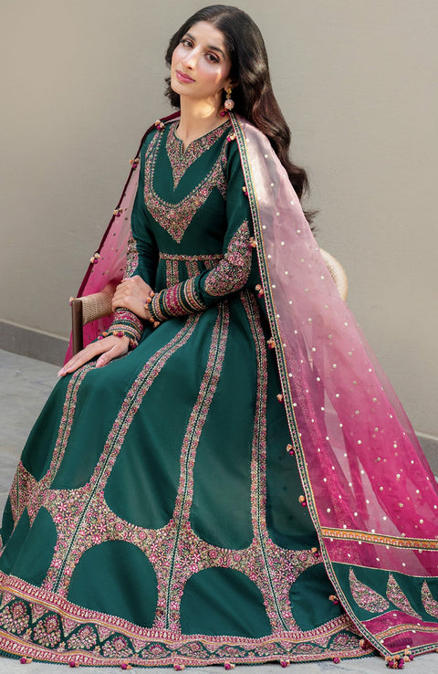 Jazmin - Shahkaar Luxury Eid Lawn'25 By Jazmin Embroidered Suits Unstitched 3 Piece - Summer Collection - aubranz.com