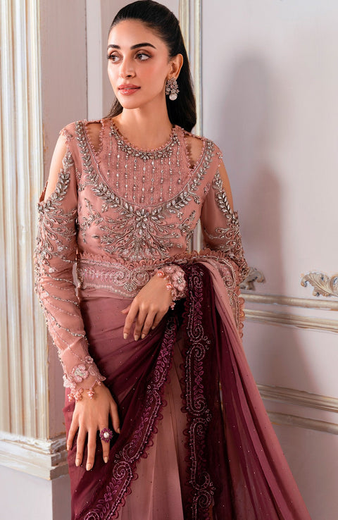 Mariab - Mbroidered Edition'25 By Maria B Embroidered Suits Unstitched 3 Piece - Wedding Collection - aubranz.com