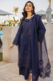 Rangrasiya - Rang Rasiya Premium Collection'25 Embroidered Lawn Suit Unstitched 3 Piece - Summer Collection - aubranz.com
