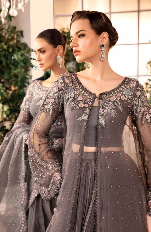 Mariab - Unstitched Mbroidered Wedding Edition'24 By Maria B Formal Suit Unstitched 3 Piece - aubranz.com