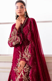 Mariab - Mbroidered Edition'25 By Maria B Embroidered Suits Unstitched 3 Piece - Wedding Collection - aubranz.com