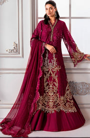 Mariab - Mbroidered Edition'25 By Maria B Embroidered Suits Unstitched 3 Piece - Wedding Collection - aubranz.com