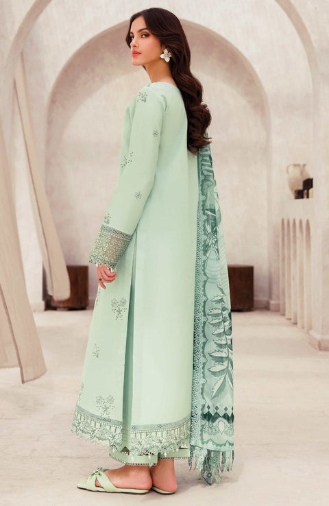 Farasha - Bahar Collection'25 By Farasha Embroidered Lawn Suit Unstitched 3 Piece - Summer Collection - aubranz.com