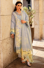 Rangrasiya - Rang Rasiya Premium Collection'25 Embroidered Lawn Suit Unstitched 3 Piece - Summer Collection - aubranz.com