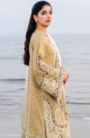 Jazmin - Shahkaar Luxury Eid Lawn'25 By Jazmin Embroidered Suits Unstitched 3 Piece - Summer Collection - aubranz.com