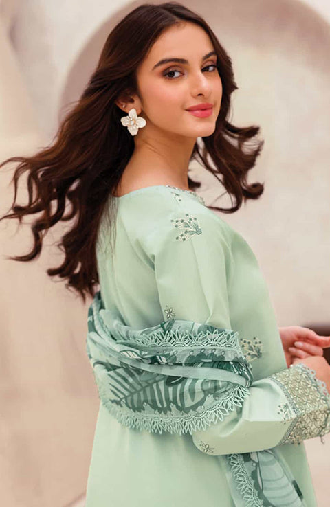 Farasha - Bahar Collection'25 By Farasha Embroidered Lawn Suit Unstitched 3 Piece - Summer Collection - aubranz.com