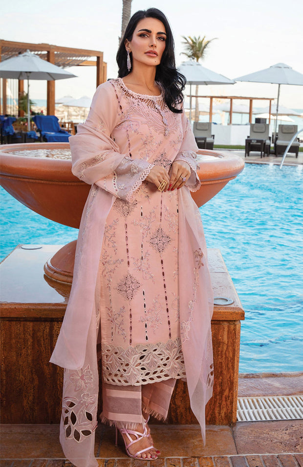 Rangrasiya - Rang Rasiya Premium Collection'25 Embroidered Lawn Suit Unstitched 3 Piece - Summer Collection - aubranz.com