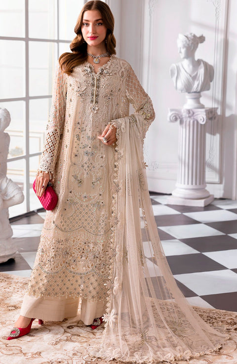 Mariab - Mbroidered Edition'25 By Maria B Embroidered Suits Unstitched 3 Piece - Wedding Collection - aubranz.com