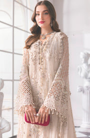 Mariab - Mbroidered Edition'25 By Maria B Embroidered Suits Unstitched 3 Piece - Wedding Collection - aubranz.com