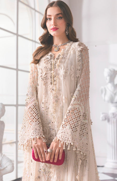 Mariab - Mbroidered Edition'25 By Maria B Embroidered Suits Unstitched 3 Piece - Wedding Collection - aubranz.com