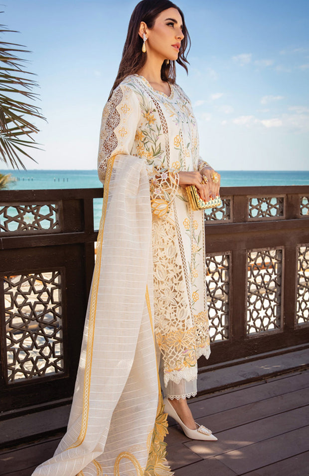 Rangrasiya - Rang Rasiya Premium Collection'25 Embroidered Lawn Suit Unstitched 3 Piece - Summer Collection - aubranz.com