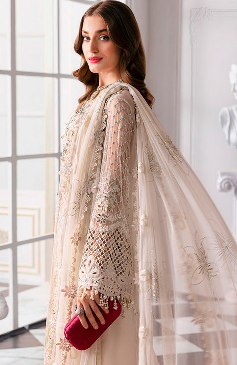 Mariab - Mbroidered Edition'25 By Maria B Embroidered Suits Unstitched 3 Piece - Wedding Collection - aubranz.com