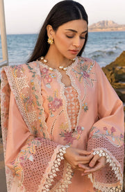 Crimson - Crimson Flow Luxury Lawn'25 Embroidered Suits Unstithced 3 Piece - Summer Collection - aubranz.com