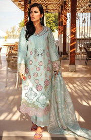 Rangrasiya - Rang Rasiya Premium Collection'25 Embroidered Lawn Suit Unstitched 3 Piece - Summer Collection - aubranz.com